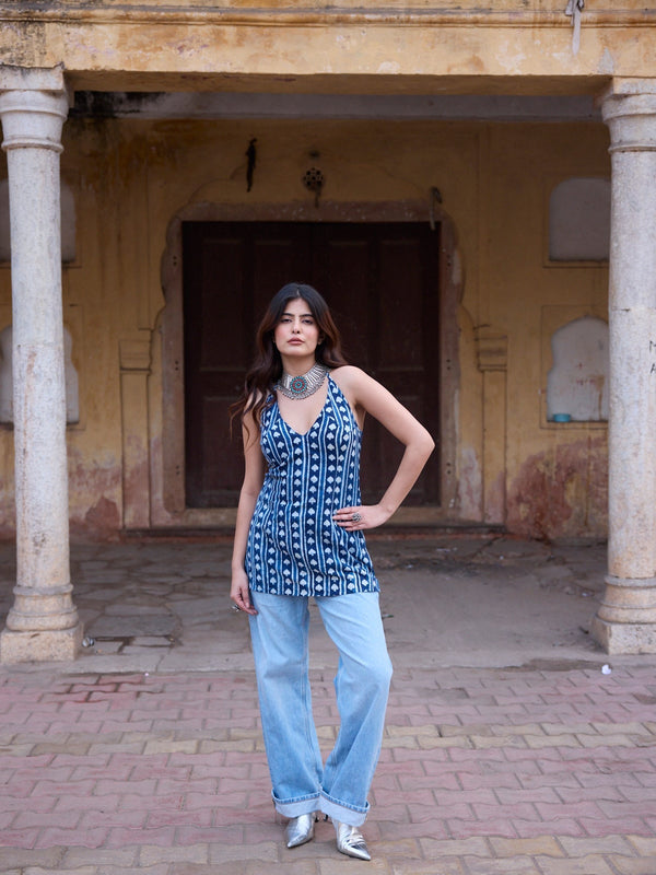 Cotton Sleeveless Top